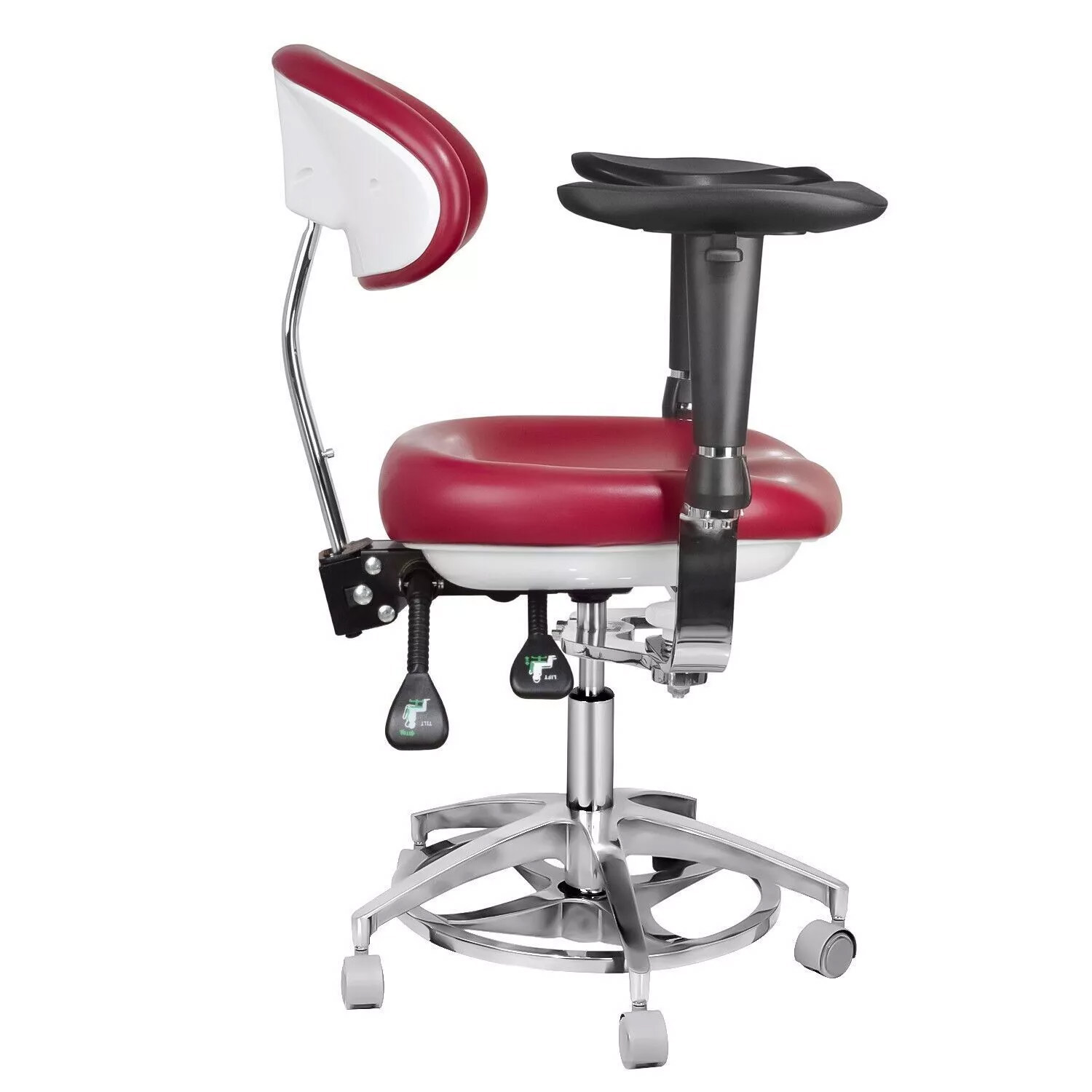 TYTC JKS 037 Dental Medical Microscope Stool Surgeon Chair with Armrest